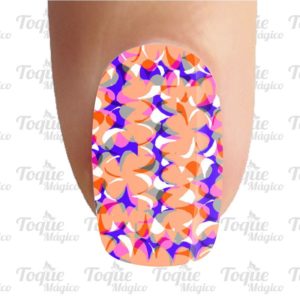 adesivos para unhas abstrata