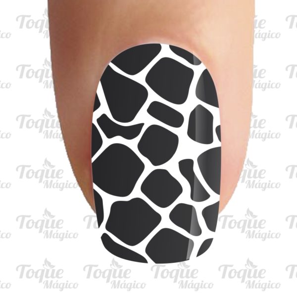 adesivos de unhas animal print