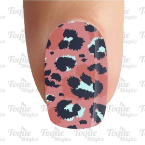 adesivo de unhas animal print