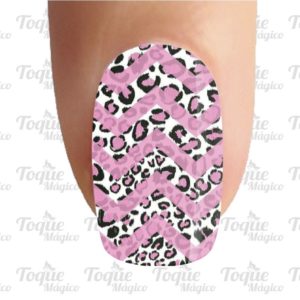 adesivo de unhas animal print