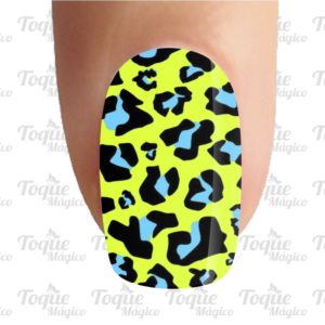 adesivo de unhas animal print