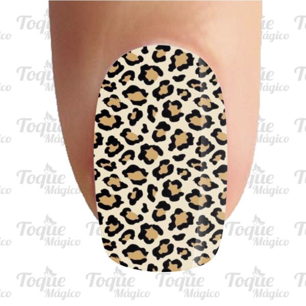 adesivos de unhas animal print