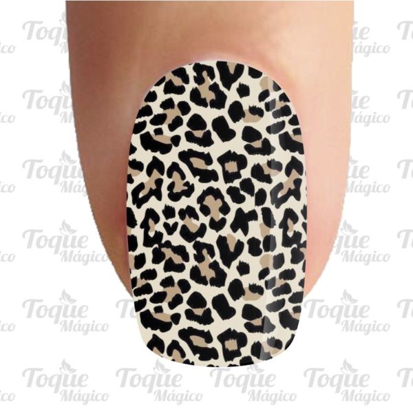 adesivos de unhas animal print oncinha